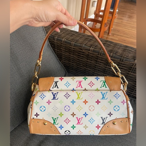 Authentic LOUIS VUITTON Monogram Multi-Color Beverly MM Shoulder Bag - Picture 3 of 17